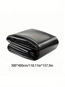 1PC High Density Polyethylene Heavy Duty UV Resistant Tear Resistant Reusable Waterproof Black Tarpaulin For Fish Farming Pond Liner Gardening Agriculture Outdoor Pond Cover Sheet - A - View 11