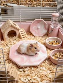 1 Durable Stable Random Texture Easy Clean Cooling Pad For Hamster Summer Small Animal Cage Decoration Accessory For Dwarf Hamster - View 8
