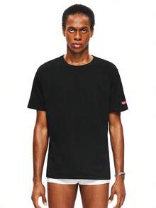 Rest Era 3pcs/Set Men's Comfortable Casual Base Layer Tops - Multicolor - View 4