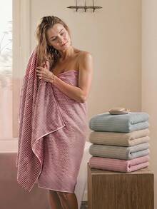 Extra Large 200*105cm Starry Sky Coral Fleece Bath Towel, 78.7*41.3 Inches, Soft Absorbent Quick Dry Non-Shedding, Fresh And Durable, Suitable For Home, Beach, Outdoor, Ideal Gift, Face Towel - Multicolor - View 4