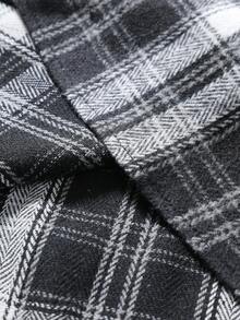 Manfinity Homme Men's Spring/Autumn Casual Plaid Shacket - Multicolor - View 5