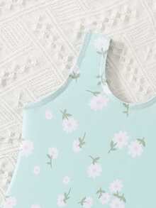 Baju Renang Terusan Bayi Perempuan Motif Bunga Kecil - MultiWarna - View 3