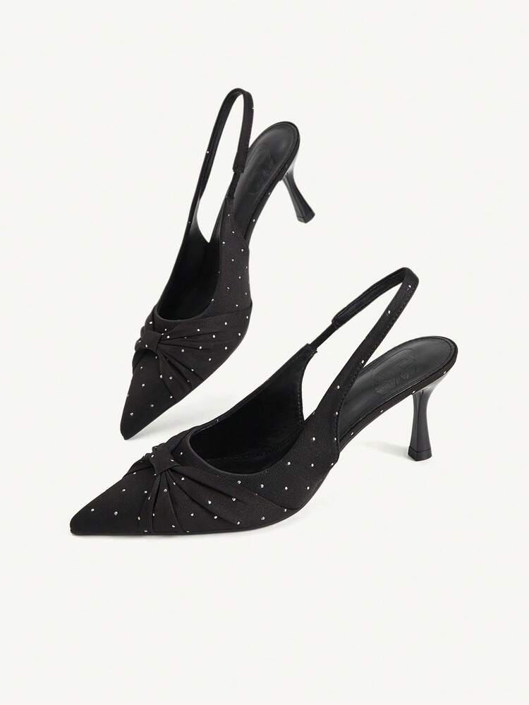 CUCCOO CHICEST Women's Spring And Summer New Pointed Back Space Kink Stilettos, Light And Familiar Sexy Dating Party Commuter Wedding Versatile Women's Shoes