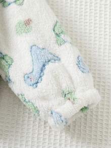 Cozy Pixies Jaket Musim Dingin Lengan Panjang Tebal Bermotif Dinosaurus untuk Bayi Laki-laki - MultiWarna - View 3
