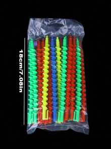 20/40pcs Random Color Long Curling Hair Rollers, Hair Curlers, Spiral Hair Curlers, DIY Hairstyling Tools, Women Hair Accessories, Hairstylist, Beauty Salon, Back To School Season - Random color - View 6