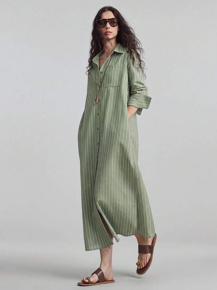 2026 Spring/Summer New Women Beach, Holiday, Country Style, Country Music Festival Outfit. Versatile Western, Bohemian, Business Casual, Retro Elegant Looks. Women's Casual Solid Color Tie Front Camisole, Commuter Wear. Elegant Brown & White Striped Dress. Party Dress, Formal Dress