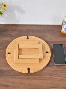 Cirelle Bandeja de cama 1 pieza en madera natural con patas plegables (diseño ergonómico y ligero), ideal para desayunos en la cama, aperitivos, vino, tablet o libro.Perfecta para uso interior (cama, sofá, escritorio) y exterior (picnic, jardín, balcón).Patas de acero resistente con recubrimiento antideslizante - Multicolor - Ver 7