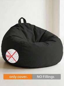 No-Fill Bean Bag Chair Cover, Featuring A Convenient Handle And Side Pocket, With 9 Color Options. Made From Soft And Durable Fabric, Securely Stitched For Long-Lasting Use. Suitable For Home Interior Furniture In Living Rooms And Bedrooms - Multicolor - View 21