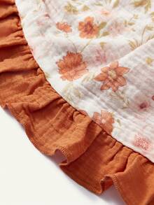 Cozy Pixies 1 Pieza Manta de Encaje con Estampado Floral para Todas las Estaciones, Cómoda y Suave, Adecuada para Uso Diario de Recién Nacidos y Adecuada para Regalar a Recién Nacidos [Oeko-Tex] Certificación - Multicolor - Ver 18
