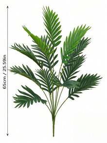 1件 90-120CM 大尺寸塑膠仿真熱帶棕櫚樹植物 附芒果葉 高款人造樹 用於居家、廚房、戶外、辦公室室內裝飾、居家佈置、辦公用品 - 綠色 - 查看 14
