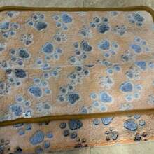 1pc Paw Print Pet Blanket, Suitable For Small/Medium Cats & Dogs, Thin Coral Fleece Pet Sleeping Mat, All Season Use - Multicolor - View 11