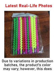 20/40pcs Random Color Long Curling Hair Rollers, Hair Curlers, Spiral Hair Curlers, DIY Hairstyling Tools, Women Hair Accessories, Hairstylist, Beauty Salon, Back To School Season - Random color - View 3