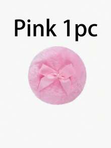 5pcs Fluffy Powder Puffs, Soft Touch - Multicolor - View 4