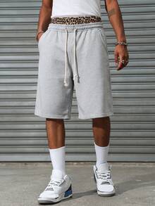 SLATEMANN Men's Casual 7/8 Length Pants With Dual Waistbands, Holiday - Grey - View 4