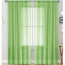 1Pc Solid Color Light-Weight Voile Curtain, Modern Minimalist Polyester Sheer Window Curtain For Bedroom, Living Room, Balcony Decoration - Multicolor - View 17