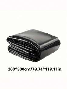 1PC High Density Polyethylene Heavy Duty UV Resistant Tear Resistant Reusable Waterproof Black Tarpaulin For Fish Farming Pond Liner Gardening Agriculture Outdoor Pond Cover Sheet - A - View 9