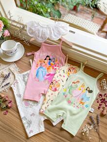 [RANDOM 4 Pcs SEND 1 Pc]Super Cute Princess Style Floral Print Romper - Multicolor - View 13