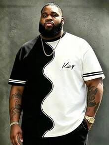 KRYTIVO Duck Pattern Print Design On Abdominal Muscles, Men's Fashionable Summer Casual Sportswear, Men's Top - Black and White - View 3