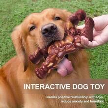 1pc Durable Gorilla Chewing Toy For Medium & Large Dog, 100% Nylon, Long-Lasting Tough Chew Toy For Aggressive Chewers - Multicolor - View 8