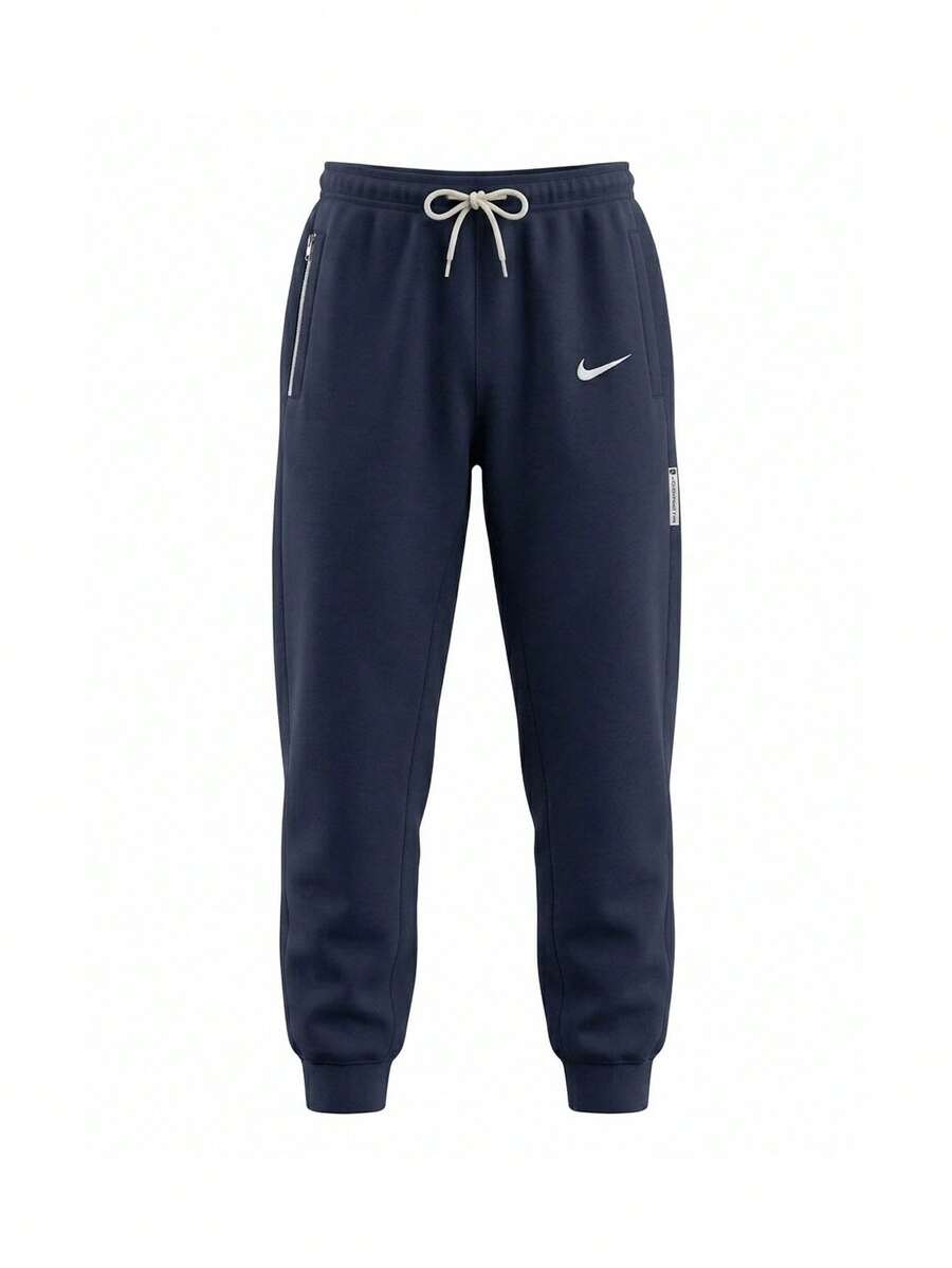 Nike Standard Issue Men's Pants Navy Blue - 藏蓝色 - 查看 1