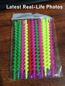 20/40pcs Random Color Long Curling Hair Rollers, Hair Curlers, Spiral Hair Curlers, DIY Hairstyling Tools, Women Hair Accessories, Hairstylist, Beauty Salon, Back To School Season - Random color - View 8