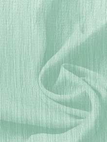 Rusticease Women's Solid Color Short Flutter Sleeve Blouse, Casual Minimalist Style, Suitable For Summer - Mint Green - View 3