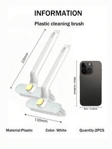 1/2 chiếc chổi đa năng gia dụng không có khe hở góc chết chổi vệ sinh sàn nhà tắm bồn cầu nhà bếp chổi vệ sinh xoay - Nhiều màu - Xem 16