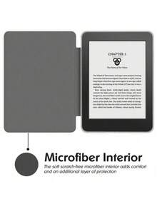 1 PC Magnetic Auto Wake Sleep 360 Rotation Detachable Acrylic Case Cover For Kindle Generation With Smart Cover Feature Transparent Perfect For Office Travel Daily Use Hot Kindle Protective Case - Multicolor - View 5
