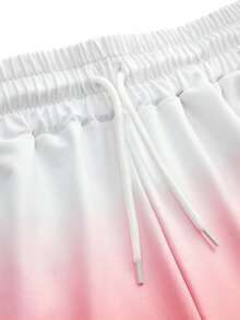 Cheerettes 女款腰部繫帶漸層寬鬆運動短褲 - 彩色 - 查看 5