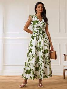 Lilora Vestido elegante de algodón puro para mujer, vestido versátil de moda de alta gama, adecuado para ir al trabajo, salidas casuales diarias, reuniones, citas, fiestas, ocio, salidas, vacaciones, verano, viajes de vacaciones - Multicolor - Ver 5