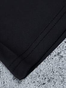 Gym Rark Men's Round Neck Colorblock Casual Versatile Daily Travel Sports T-Shirt, Gym - Black - View 4