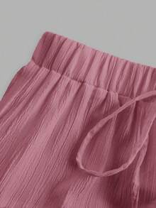 SHEIN EZwear 女款休閒度假多層蛋糕裙，適合夏季 - 彩色 - 查看 3
