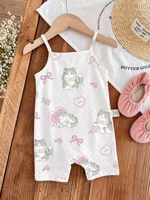 [RANDOM 4 Pcs SEND 1 Pc]Super Cute Princess Style Floral Print Romper - Multicolor - View 5