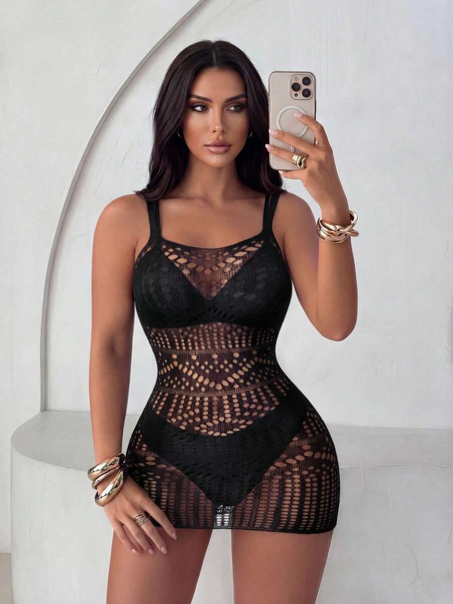 Swim SXY Atasan Cami Wanita Polos Sederhana dengan Lubang di Bagian Bawah untuk Musim Panas