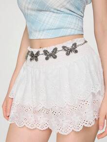 ROMWE Kawaii 1pc Bohemian Style Vintage Hollow Butterfly Waist Chain - Waist Chain - View 3