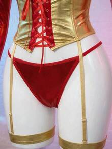 Fantasy Costume Fantasy Costume Juego de 7 piezas de disfraz de juego de rol para mujer con máscara para los ojos y cinta - Multicolor - Ver 10