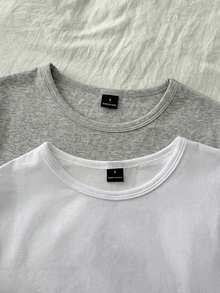 Tseoso 4pcs Casual Crew Neck Regular Shoulder Short Sleeve Fitted Women's T-Shirt Suitable For Summer - Multicolor - View 4