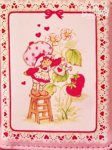 Strawberry Shortcake X Joivida Strawberry-Themed 1pc Acrylic D Rative Bag, Stylish Portable Design With Multi-Functional Cash And Small Item Storage, Lightweight And Durable For Daily Use, Travel, Work And Outings - Pink - View 5