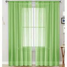 1Pc Solid Color Light-Weight Voile Curtain, Modern Minimalist Polyester Sheer Window Curtain For Bedroom, Living Room, Balcony Decoration - Multicolor - View 12