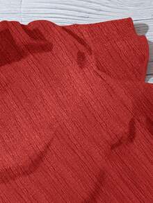 Rusticease Women's Solid Color V-Neck Casual Versatile Daily Wear Blouse - Red - View 4