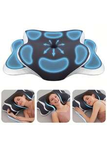 1Piece Ergonomic Memory Foam Neck Pillow Portable Desk Nap Cushion For Office School Travel Home Use Soft Breathable All Season Sleeping Aid Arm Rest Hole Comfort Support High Quality Trending Now - One Size Fits All - View 2