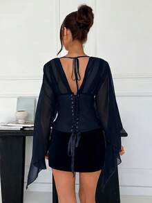 Women Blouses & Shirts - 海軍藍 - 查看 2