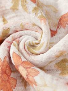 Cozy Pixies 1 Pieza Manta de Encaje con Estampado Floral para Todas las Estaciones, Cómoda y Suave, Adecuada para Uso Diario de Recién Nacidos y Adecuada para Regalar a Recién Nacidos [Oeko-Tex] Certificación - Multicolor - Ver 17