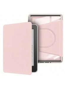 1 PC Magnetic Auto Wake Sleep 360 Rotation Detachable Acrylic Case Cover For Kindle Generation With Smart Cover Feature Transparent Perfect For Office Travel Daily Use Hot Kindle Protective Case - Multicolor - View 22