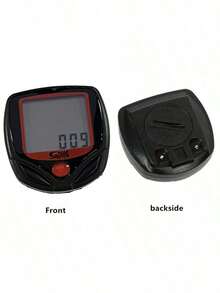Mountain Bike Odometer Bicycle Computer, Waterproof Speedometer With Many Functions, Bike Riding Equipment - Black - View 1