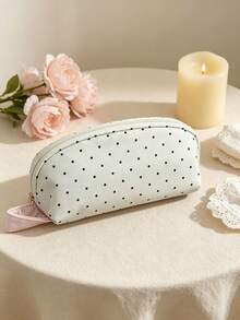 New Polka Dot Shell Pencil Case, Cute Large Capacity Pencil Bag, INS Style Student Stationery Pouch - Multicolor - View 4