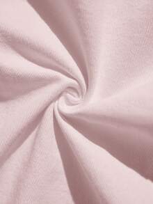 SHEIN LUNE 大尺碼女款長袖單排扣休閒牛仔外套 - 粉色 - 查看 7
