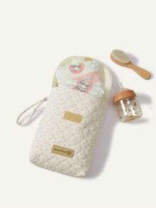 Cozy Pixies Polka Dot Heart Shaped Diaper Bag, Suitable For Stroller Use - Multicolor - View 7