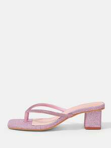 CUCCOO HITCHD Women's High Heel Sandals Summer - Pink - View 2