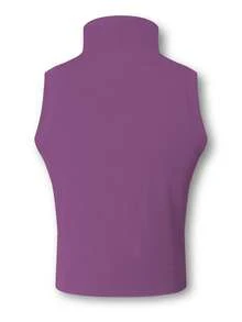 Manfinity Dauomo Men's Solid Color High Neck Ribbed Slim Fit Versatile Fashion Sleeveless Tank Top - Purple - View 2